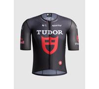 Maillot Tudor Pro Cycling Team 2026 Light 2 manches courtes noir rouge - M