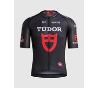 Maillot Tudor Pro Cycling Team 2026 Starlight manches courtes noir logo rouge - S