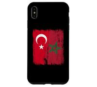 Maillot Turquie Maroc Demi Drapeau Turc Patrimoine Mar Coque pour iPhone XS Max