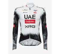 Maillot UAE Team Emirates 2025 Primapelle manches longues blanc noir - XS