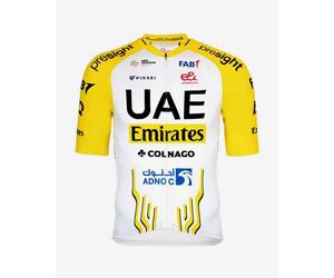Maillot UAE Team Emirates Replica Tour de France 2024 manches courtes jaune - M