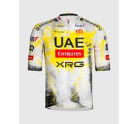 Maillot UAE Team Emirates Tour de France 2025 manches courtes blanc noir jaune - M
