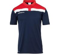 Uhlsport Offense 23 Short Sleeve Polo Rouge,Bleu 13-14 Years Enfants