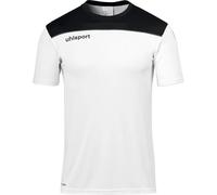 uhlsport Offense 23 Poly T-Shirt de Football pour Homme, Homme, 100221402, Noir/Anthracite/Citron Vert, 116 cm