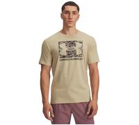 Under Armour T-shirt homme UA ABC Camo Boxed Logo Kaki des Champs/Timberwolf Taupe XXL EU