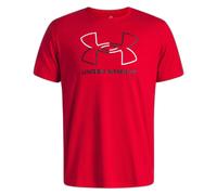 Under Armour T-shirt Global Line Foundation, manches courtes, séchage rapide, L, Red/White/Black