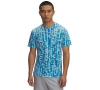 Under Armour Launch Printed Short Sleeve T-shirt Bleu M Homme