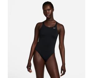 Maillot une pièce dos nageur Nike Swim HydraStrong Essential pour femme Noir/Noir/Blanc 38