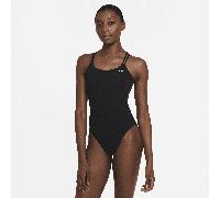 Maillot une pièce dos nageur Nike Swim HydraStrong Essential pour femme Noir/Noir/Blanc 44
