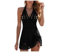 Maillot Une pièce féminin Forme Classique Essentiel vestiaire Construction renforcée Port régulier sans altération continuité du Confort pour rassemblements Simples haltes paisibles (S)