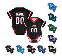 Maillot Une pièce personnalisé pour bébé, Maillot Une pièce avec nom/numéro/Logo imprimé, adapté aux Cadeaux de Nouveau-né pour bébés (Style 6, Taille Unique)