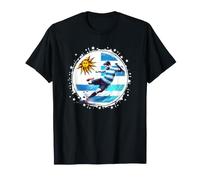 Maillot Uruguay Garçons Hommes Adolescents Ballon Uruguay T-Shirt