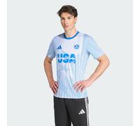 ADIDAS PERFORMANCE Maillot 'USA' bleu roi / blanc, Taille XL