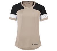 Vaude Bike Kuro Short Sleeve T-shirt Beige 42 Femme Black