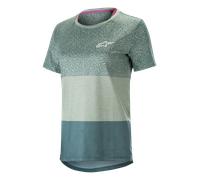 Maillot VTT Femme Manches Courtes Alpinestars Stella Alps 8.0 Bleu Sarcelle/PétroleXS Bleu Sarcelle,Pétrole