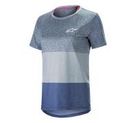 Maillot VTT Femme Manches Courtes Alpinestars Stella Alps 8.0 Bleu/StillwaterM Bleu,Stillwater