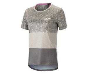 Maillot VTT Femme Manches Courtes Alpinestars Stella Alps 8.0 Gris/AnthraciteS Gris,Anthracite