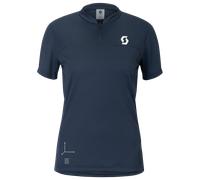 Scott Vertic Half Zip Short Sleeve T-shirt Bleu XL Femme
