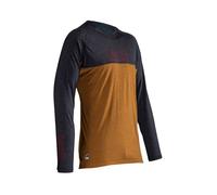 Leatt Mtb Gravity 2.0 Long Sleeve Jersey Marron,Noir L Homme Peanut