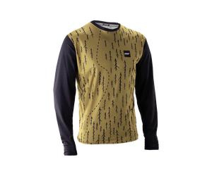 Maillot VTT Leatt MTB Trail 3.0 Manches Longues Sentiers MarronS Sentiers Marron