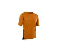 Maillot vtt manches courtes ion scrub amp bat orange homme