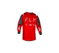 Fly Racing F-16 S24, maillot S Rouge/Blanc/Gris Foncé Rouge/Blanc/Gris Foncé