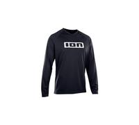 Maillot vtt manches longues ion logo noir unisexe