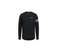 Maillot vtt manches longues rapha trail windblock noir gris