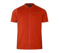 Endura Loop Zipped Short Sleeve Enduro Jersey Rouge,Orange 2XL Homme