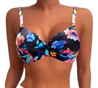 Maillot'de Bain Femme Brassiere Maillot De Grande Taille Brassière Push Up Triangle Haut Bandeau Soutien Gorge Intégré avec Armature Hauts Maillots Bikini pour Bustier Tankini Menstruel Haute Vintage