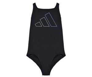 Maillots de bain enfant filles adidas BIG BARS SUIT G Noir 5 / 6 ans