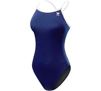 Maillots de bain femme swimaholic hexa diamondfit navy/white 3xs -