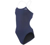 TYR Femme Durafast Elite Trinityfit Maillot De Bain, NVY/WHT, 38 EU