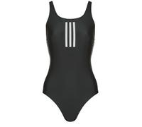 Maillot de bain adidas Rubber Graphic 3 bandes noir pur blanc femme - 38
