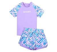 Maillots de Bain Fille Ensemble de Maillots de Bain Deux pièces Grande Taille pour Filles, Haut et Bas de Bain pour Enfants et Grandes Filles, pour la Plage et la Piscine