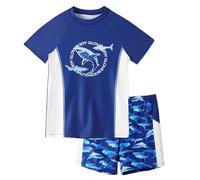 Maillots de Bain Garçon, Maillot de bain pour garçon, ensemble de maillot de bain et short imprimés d'été, pour la plage, la piscine, le surf, maillots de bain confortables pour enfants de 7 à 12 ans