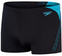 Maillots de bain homme speedo hyper boom splice aquashort black/bolt s