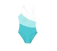 Maillots de Bain Maillot de Bain Une pièce pour Fille, Couleur, découpe, Une épaule, avec Cache-Maillot en résille.