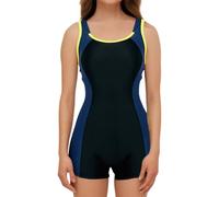 Maillots de Bain Une Pièce pour Femmes, Style Shorty, avec Coques Amovibles, Maillot de Bain Piscine de Plage, pour Entraînement, Surf, Sources Thermales et Fêtes à la Piscine, S-XXL