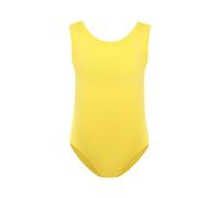 Maillots de bain une pièce pour filles à séchage rapide et confortables - Costumes de bain pour piscine et plage - Enfants - Swimwear de couleur unie - Bodysuit à couverture complète - Vêtements de