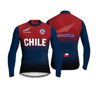 Maillots De Cyclisme Homme - Chili Maillot De Cyclisme En Plein Air À Manches Longues Chemise De Vélo Vtt Vêtements De Vélo Vêtements Équipe Motocross Veste De Montagne Sport Haut Moulant, Com