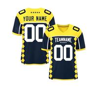 Maillots de Rugby personnalisés avec nom, numéro et Logo Maillots de Football personnalisés pour Adultes, Jeunes et Enfants A04