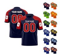 Maillots de Rugby personnalisés, t-Shirts Olive avec nom/numéro personnalisé, Parfaits pour Les Cadeaux de vêtements de Sport Olive pour Hommes (Style 2)