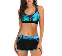 Maillots Deux Pièces Femme Maillot De Bain Tankini Culotte Short Curvy Haut 2 Grande Taille Push Up Rembourré Hauts Décathlon Ensemble Ete Bas Bikini Haute Amincissant Bandeau Transbronzant #