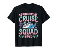 Maillots Spring Break Cruise Squad 2026 Spring Vacation Trip T-Shirt