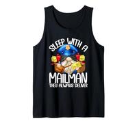 Mailman GNOME Postman Motif Adult Humor for Men Funny Saying Débardeur