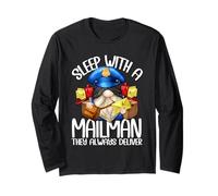 Mailman GNOME Postman Motif Adult Humor for Men Funny Saying Manche Longue