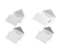 MAILmedia 212390 Enveloppes en soie Blanc Format C6