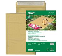 Mailmedia 30002314 Lot de 10 enveloppes à bulles SUMO Marron 225 x 340 mm Dimensions extérieures 245 x 340 mm