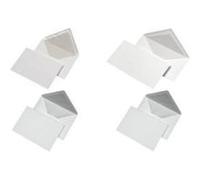 Mail Media 232390 Enveloppe, doublure soie B6, blanc